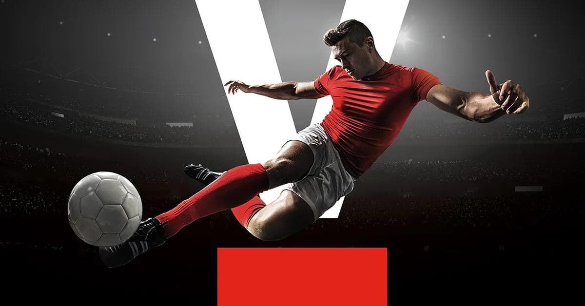 Sportfive Logo mit Fussballer